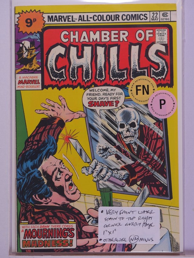 CHAMBER OF CHILLS (1972) Volume 1 0022 FN PENCE