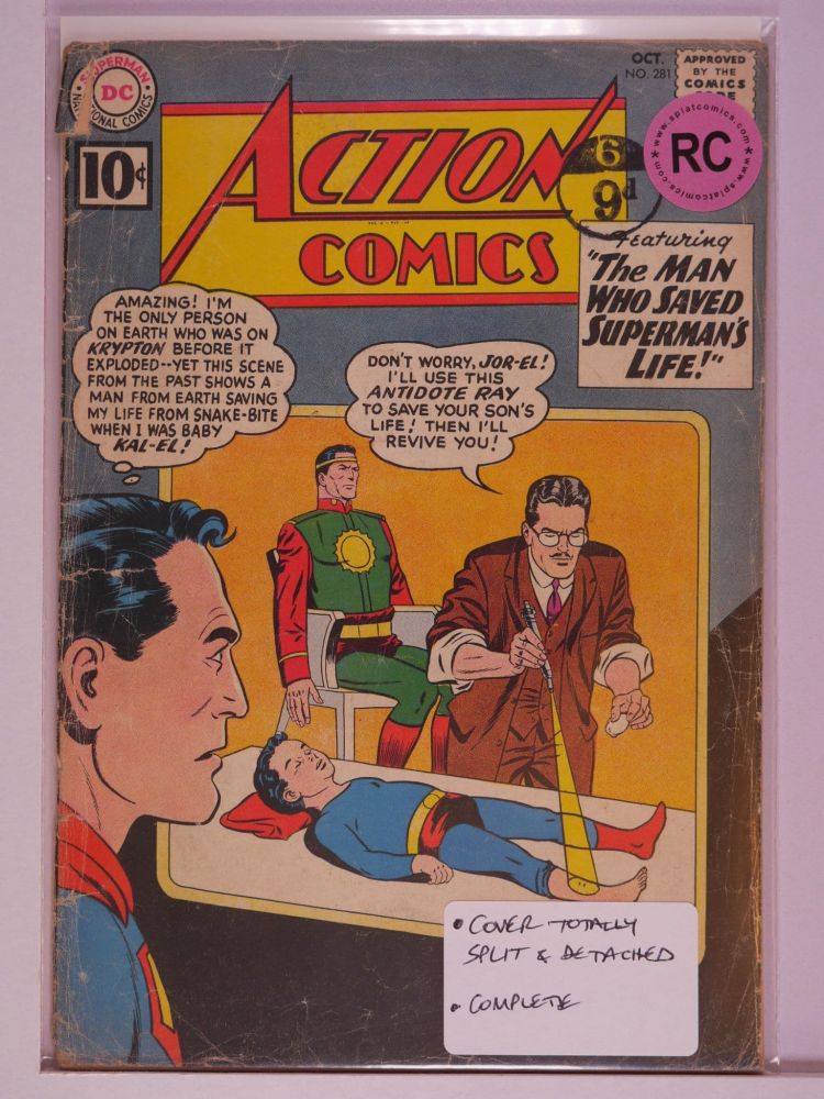 ACTION COMICS (1938) Volume 1: # 0281 RC