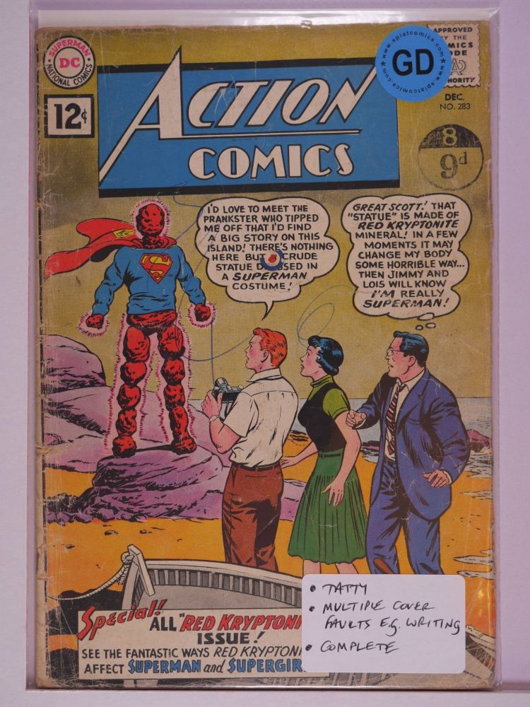ACTION COMICS (1938) Volume 1: # 0283 GD