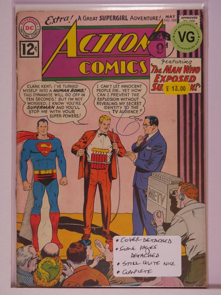 ACTION COMICS (1938) Volume 1: # 0288 VG