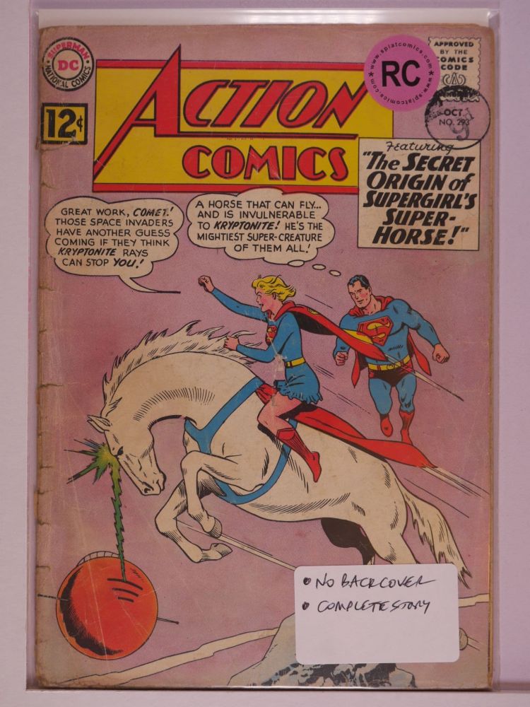 ACTION COMICS (1938) Volume 1: # 0293 RC