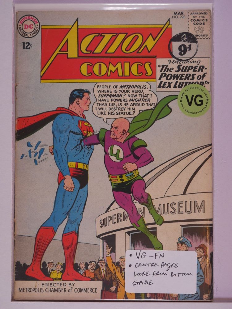 ACTION COMICS (1938) Volume 1: # 0298 VG