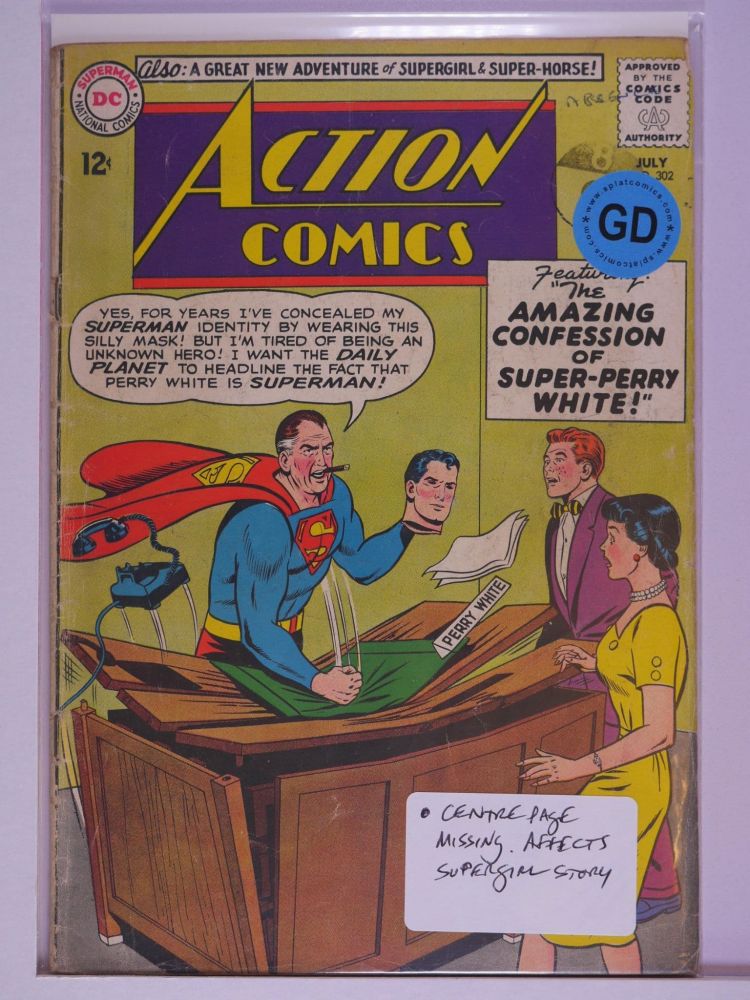 ACTION COMICS (1938) Volume 1: # 0302 GD