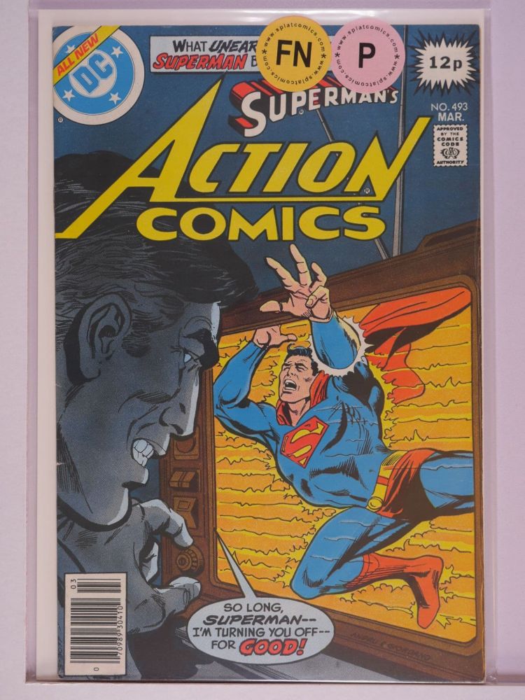 ACTION COMICS (1938) Volume 1: # 0493 FN PENCE