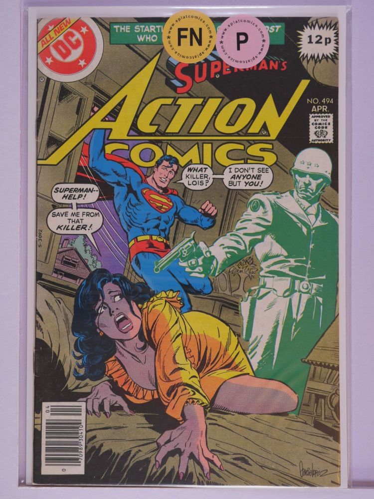 ACTION COMICS (1938) Volume 1: # 0494 FN PENCE