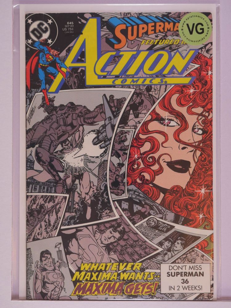 ACTION COMICS (1938) Volume 1: # 0645 VG