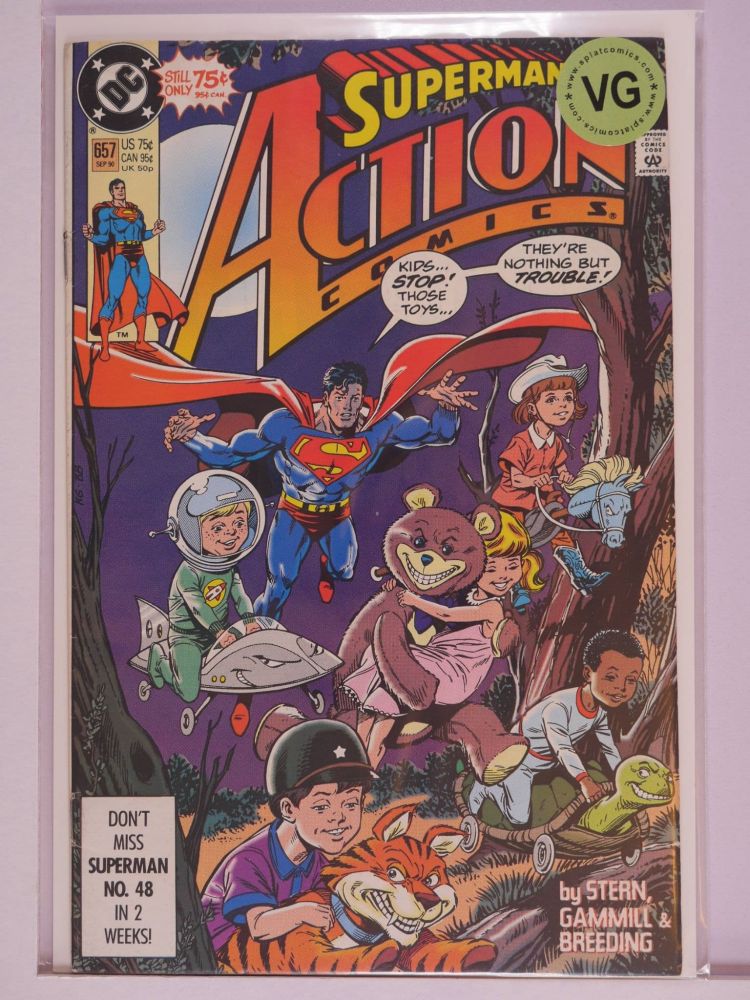 ACTION COMICS (1938) Volume 1: # 0657 VG