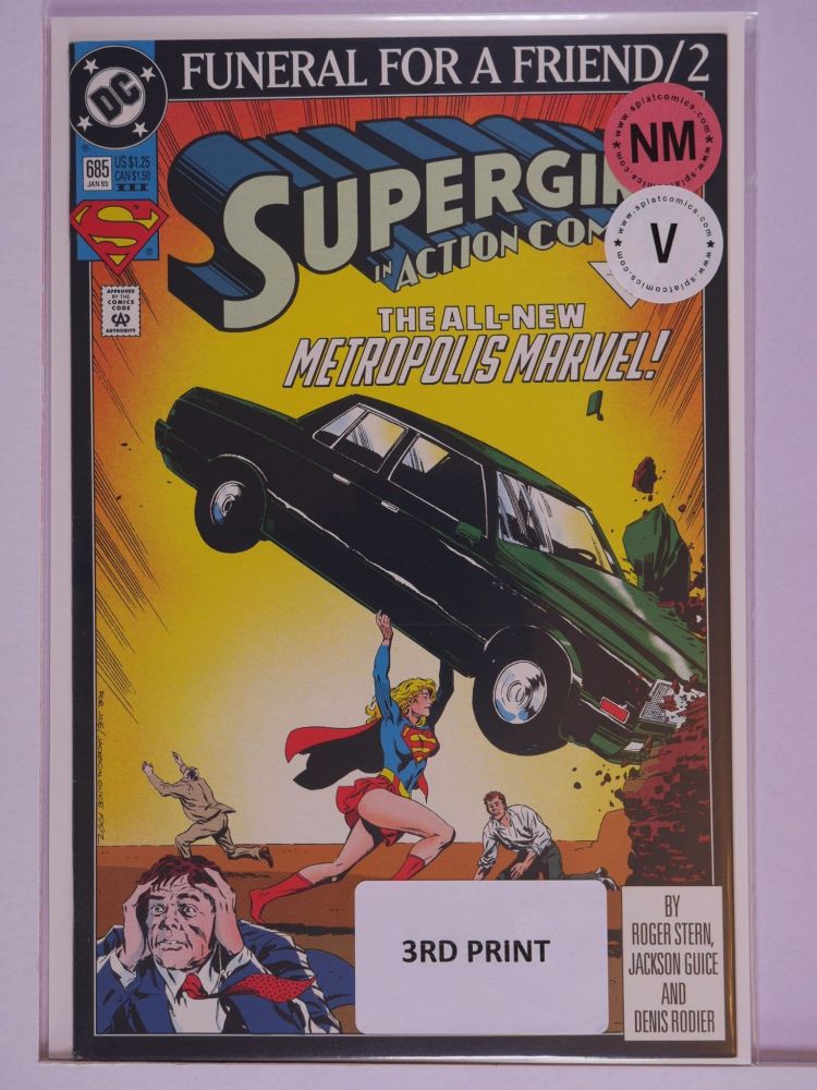 ACTION COMICS (1938) Volume 1: # 0685 NM 3RD PRINT VARIANT