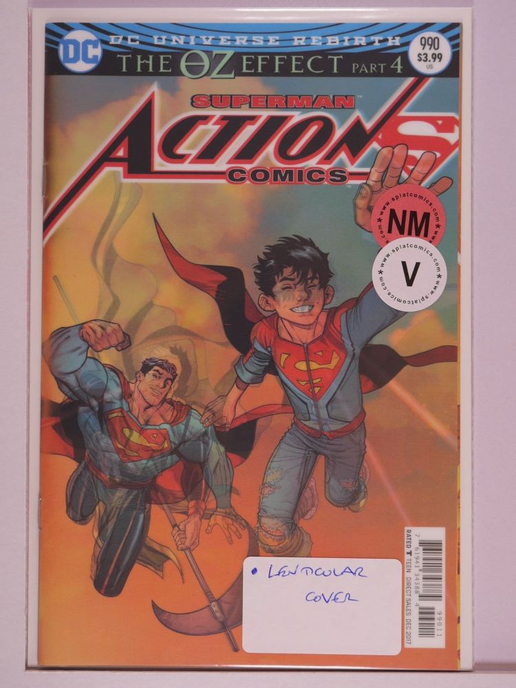 ACTION COMICS (1938) Volume 1: # 0990 NM LENTICULAR COVER VARIANT