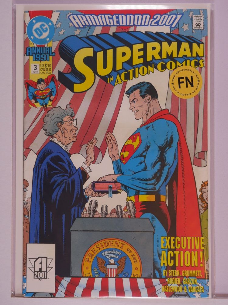 ACTION COMICS ANNUAL (1987) Volume 1: # 0003 FN