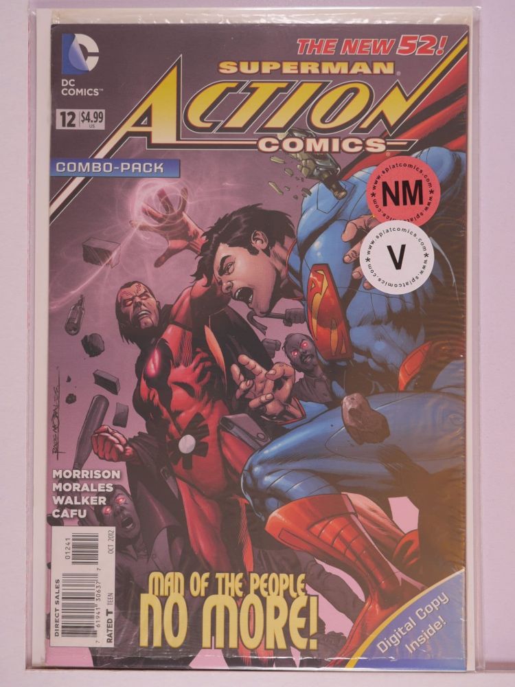 ACTION COMICS NEW 52 (2011) Volume 1: # 0012 NM COMBO PACK VARIANT