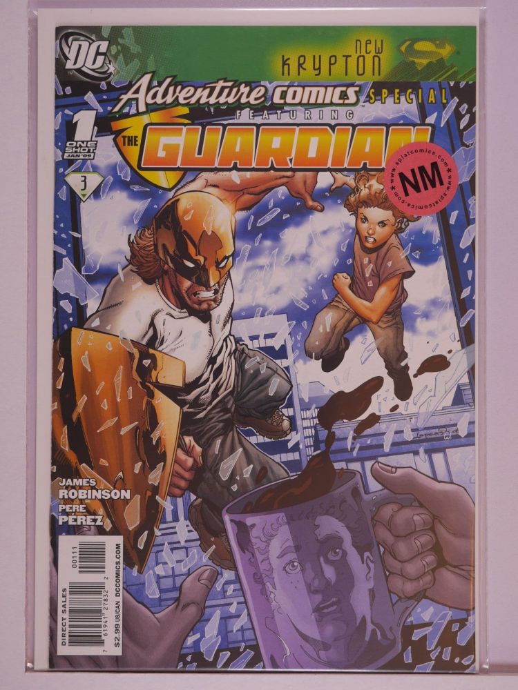ADVENTURE COMICS SPECIAL FEATURING THE GUARDIAN (2009) Volume 1: # 0001 NM
