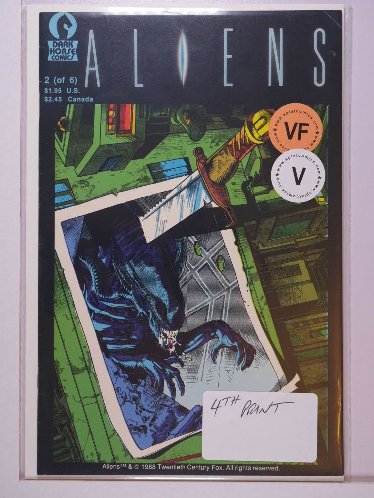ALIENS (1988) Volume 1: # 0002 VF 4TH PRINT VARIANT