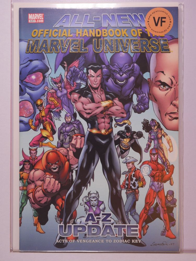 ALL NEW OFFICIAL HANDBOOK OF THE MARVEL UNIVERSE A-Z UPDATE (2006) Volume 1: # 0003 VF