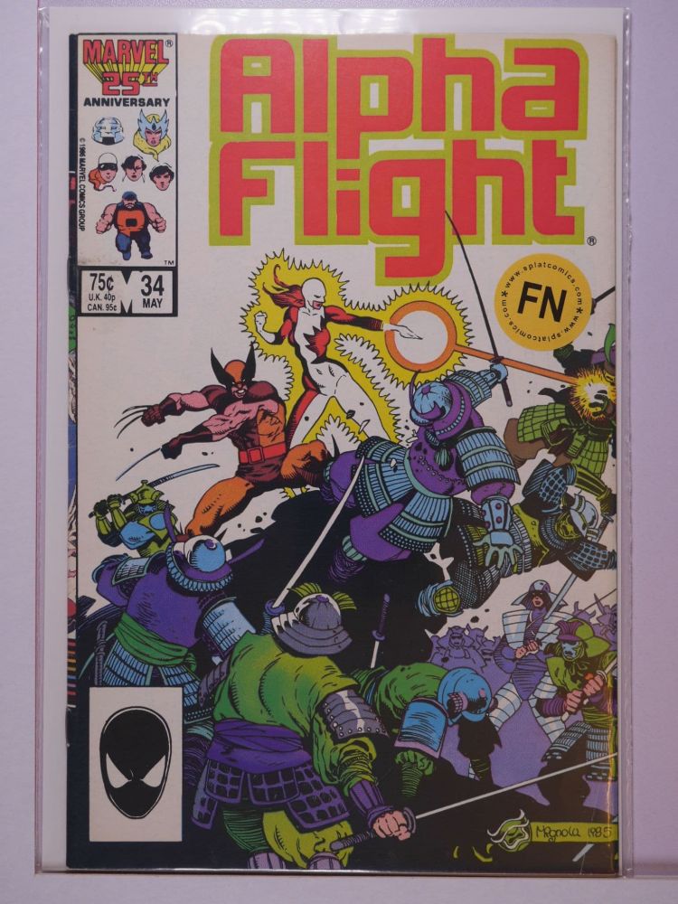 ALPHA FLIGHT (1983) Volume 1: # 0034 FN