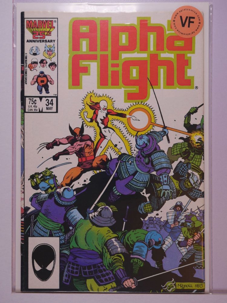 ALPHA FLIGHT (1983) Volume 1: # 0034 VF