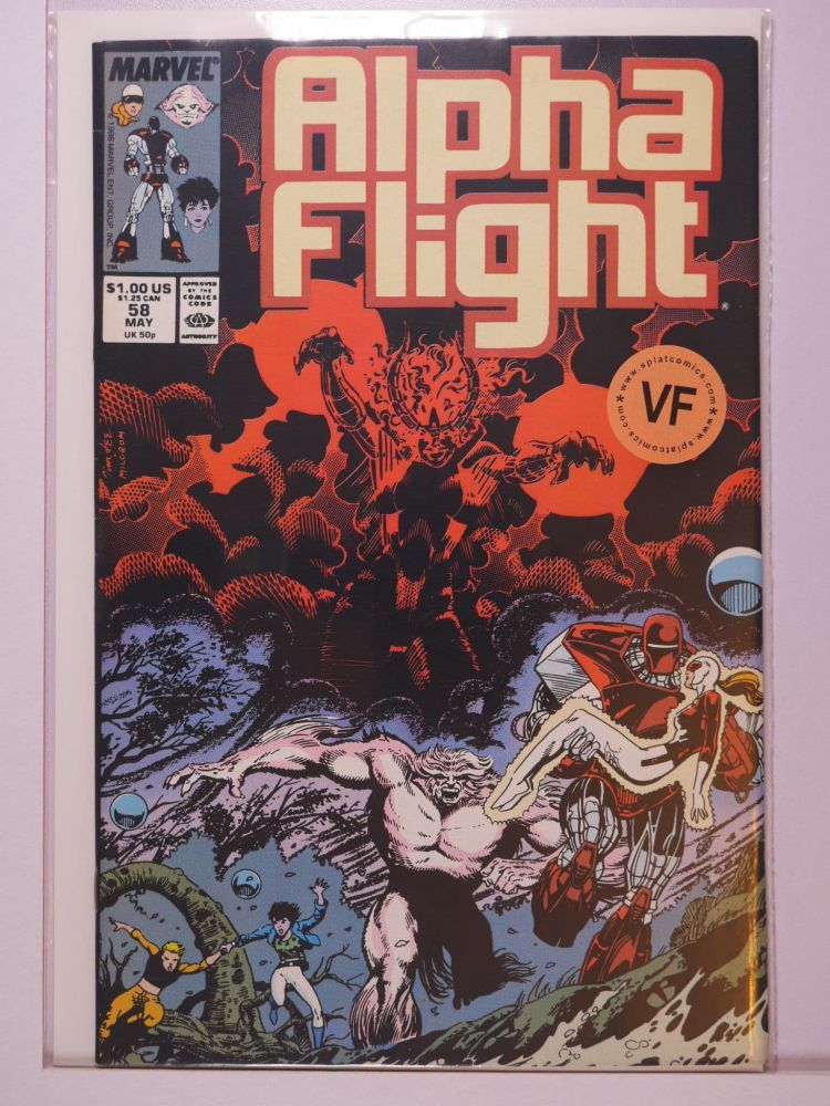 ALPHA FLIGHT (1983) Volume 1: # 0058 VF
