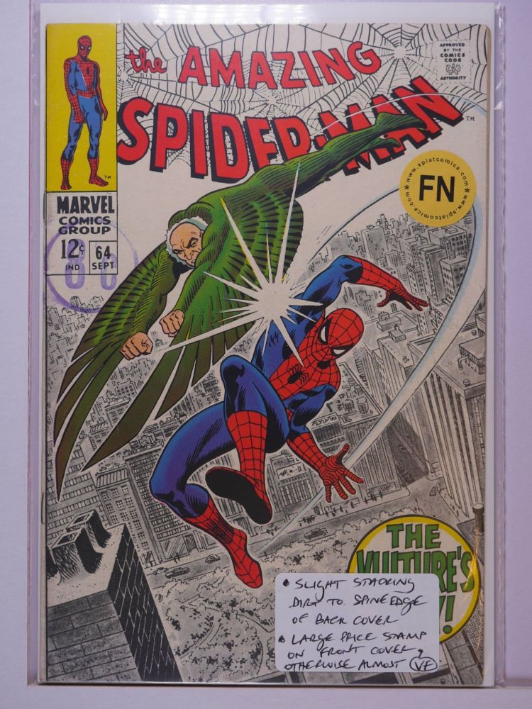 AMAZING SPIDERMAN (1963) Volume 1: # 0064 FN