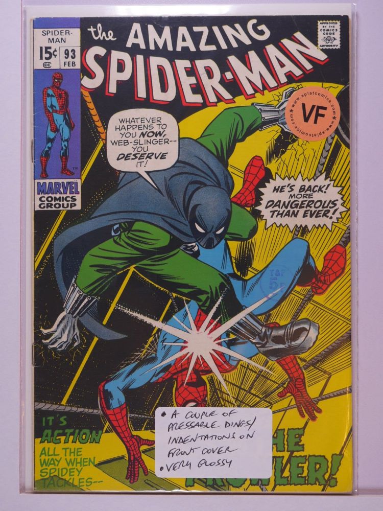 AMAZING SPIDERMAN (1963) Volume 1: # 0093 VF