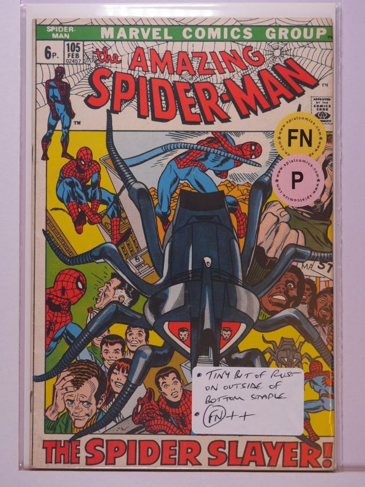 AMAZING SPIDERMAN (1963) Volume 1: # 0105 FN PENCE