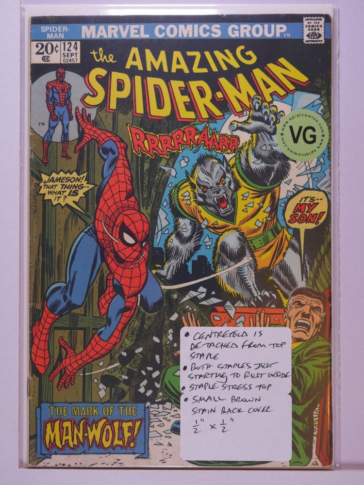 AMAZING SPIDERMAN (1963) Volume 1: # 0124 VG