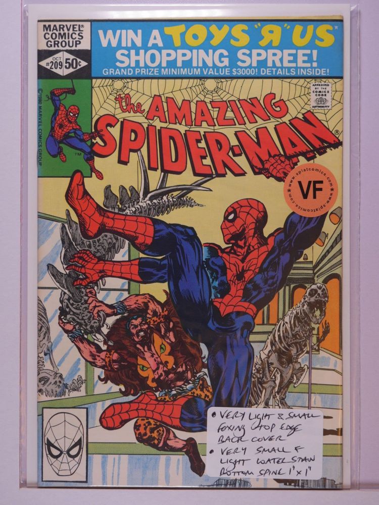 AMAZING SPIDERMAN (1963) Volume 1: # 0209 VF