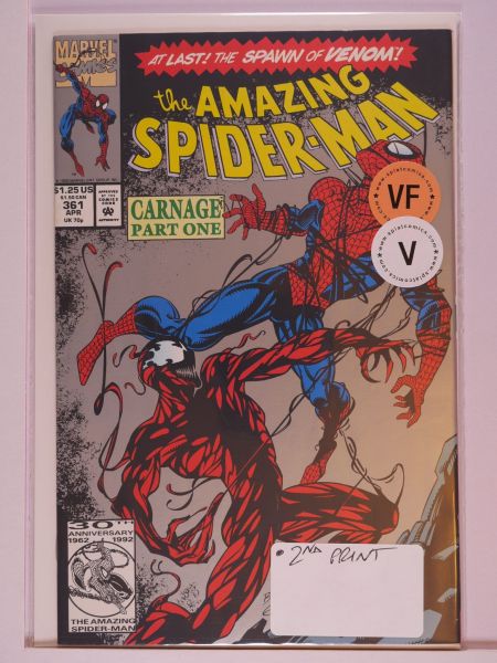 AMAZING SPIDERMAN (1963) Volume 1: # 0361 VF 2ND PRINT VARIANT