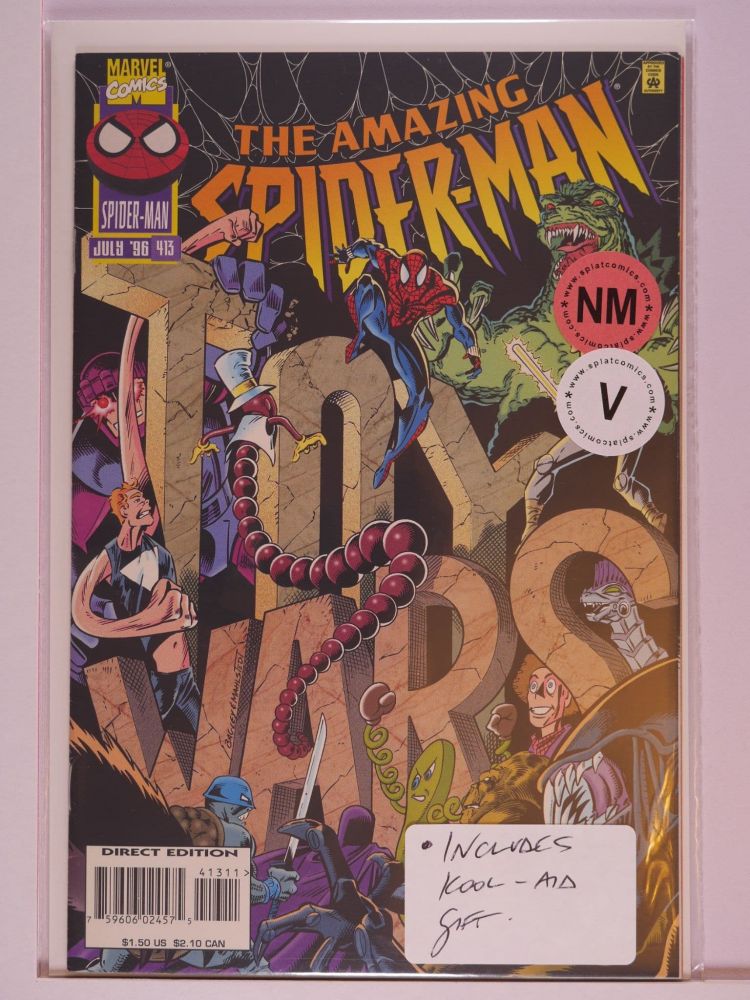 AMAZING SPIDERMAN (1963) Volume 1: # 0413 NM KOOLAID GIFT INCLUDED VARIANT