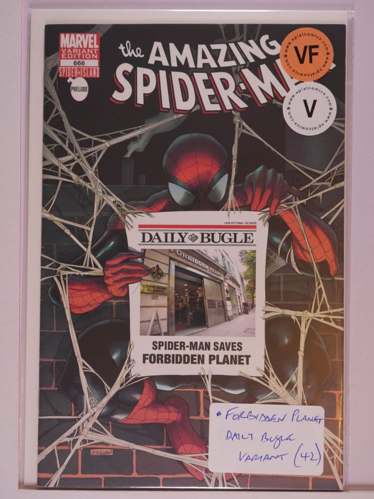 AMAZING SPIDERMAN (1963) Volume 1: # 0666 VF FORBIDDEN PLANET DAILY BUGLE VARIANT