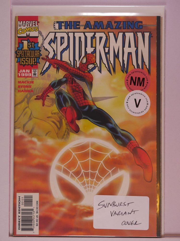 AMAZING SPIDERMAN (1998) Volume 2: # 0001 NM SUNBURST COVER VARIANT