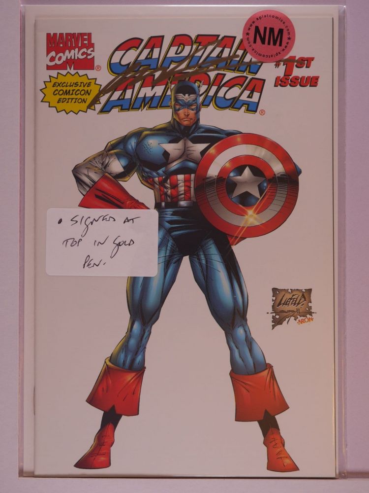 CAPTAIN AMERICA SPECIAL COMICON EDITION (1996) Volume 1: # 0001 NM SIGNED BY ROB LIEFELD
