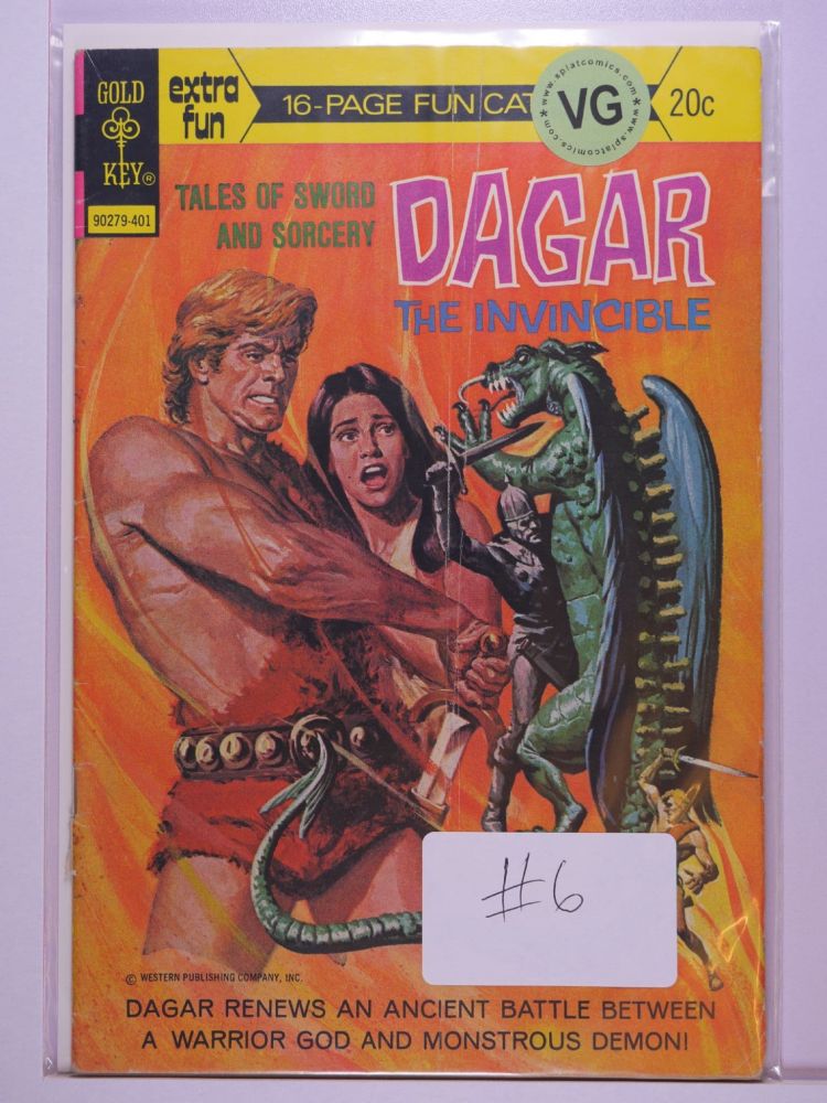 DAGAR THE INVINCIBLE TALES OF SWORD AND SORCERY (1972) Volume 1: # 0006 VG