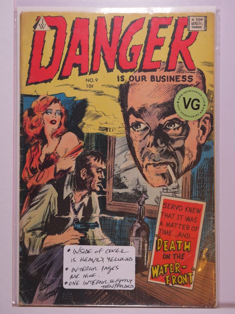 DANGER IS OUR BUSINESS (1953) Volume 1: # 0009 VG IW REPRINT 1964
