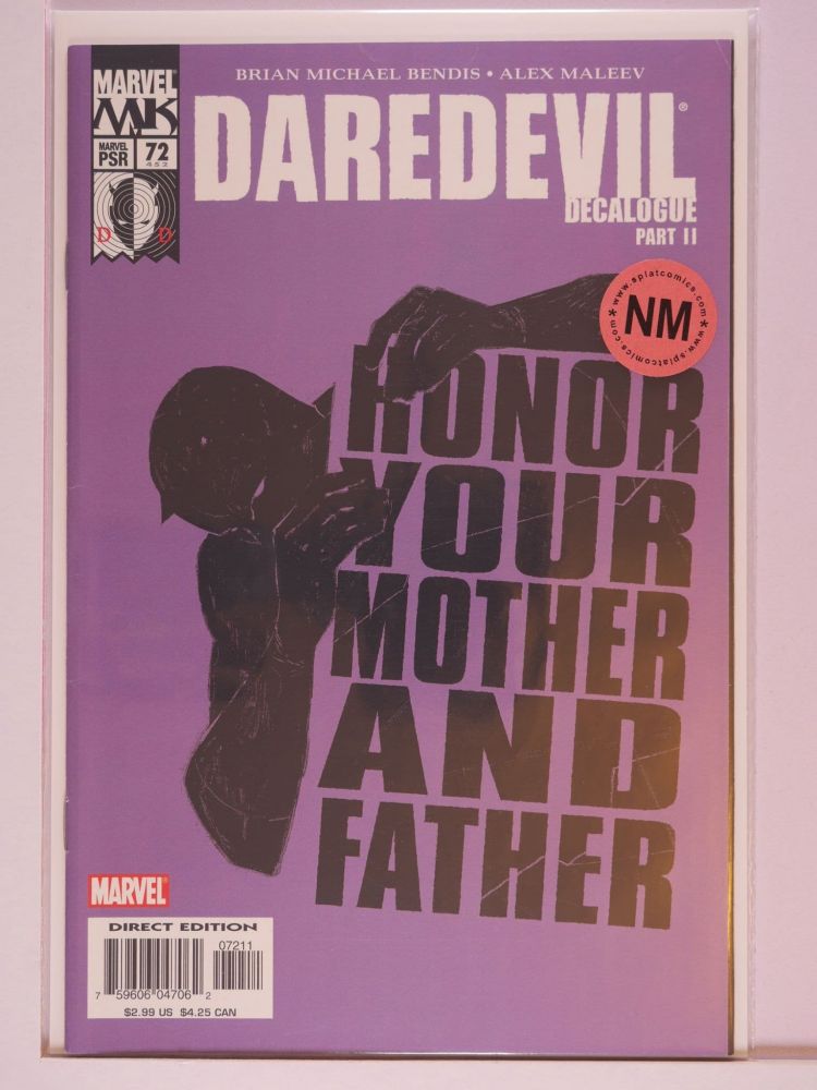 DAREDEVIL (1998) Volume 2: # 0072 NM