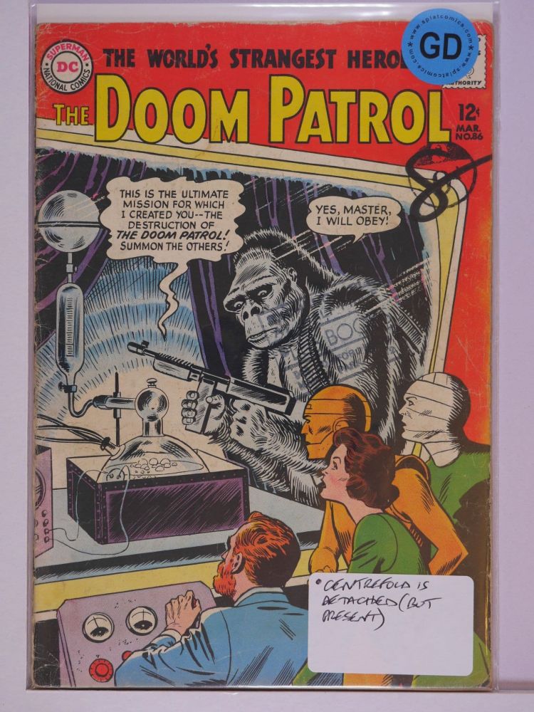DOOM PATROL (1964) Volume 1: # 0086 GD