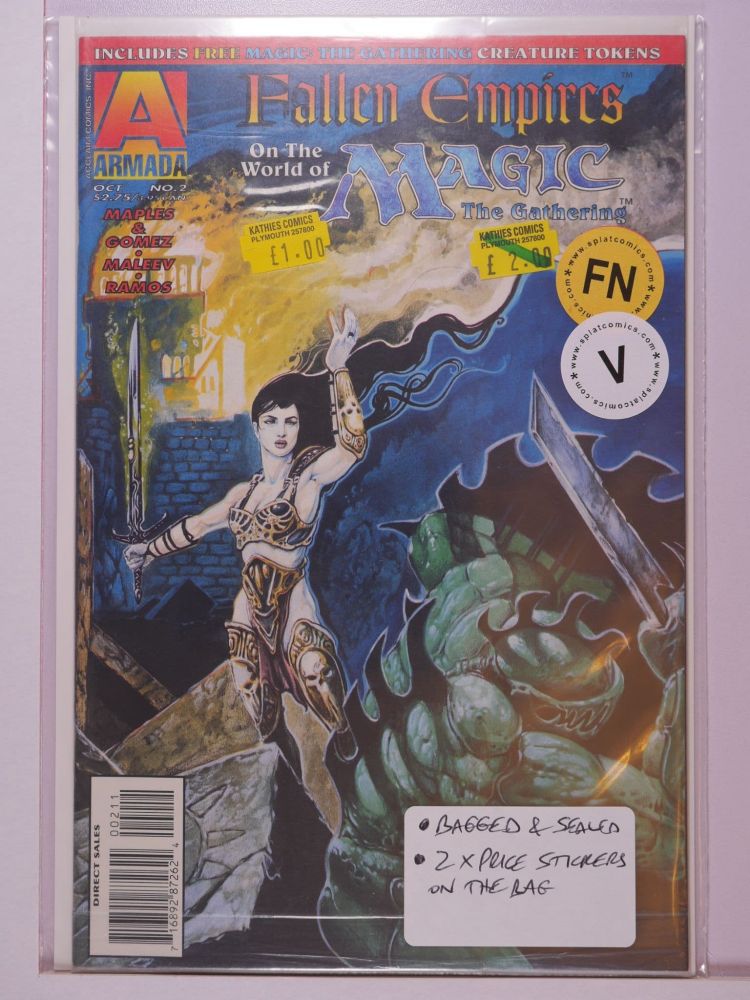 FALLEN EMPIRES ON THE WORLD OF MAGIC THE GATHERING (1995) Volume 1: # 0002 FN BAGGED AND SEALED