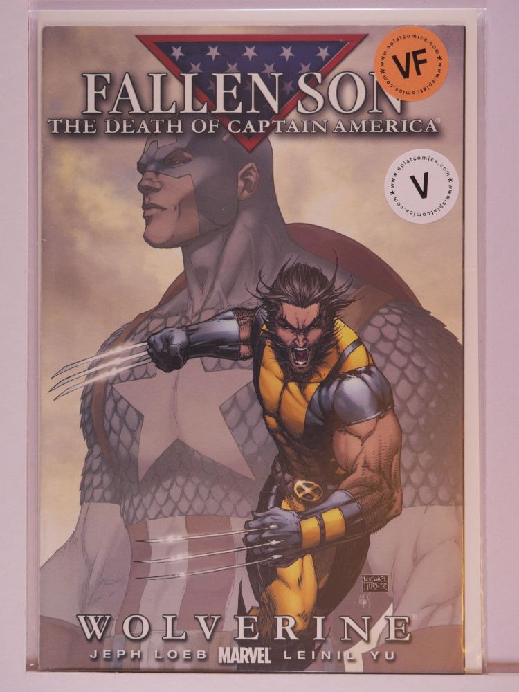 FALLEN SON - THE DEATH OF CAPTAIN AMERICA (2007) Volume 1: # 0001 VF WOLVERINE COVER MICHAEL TURNER