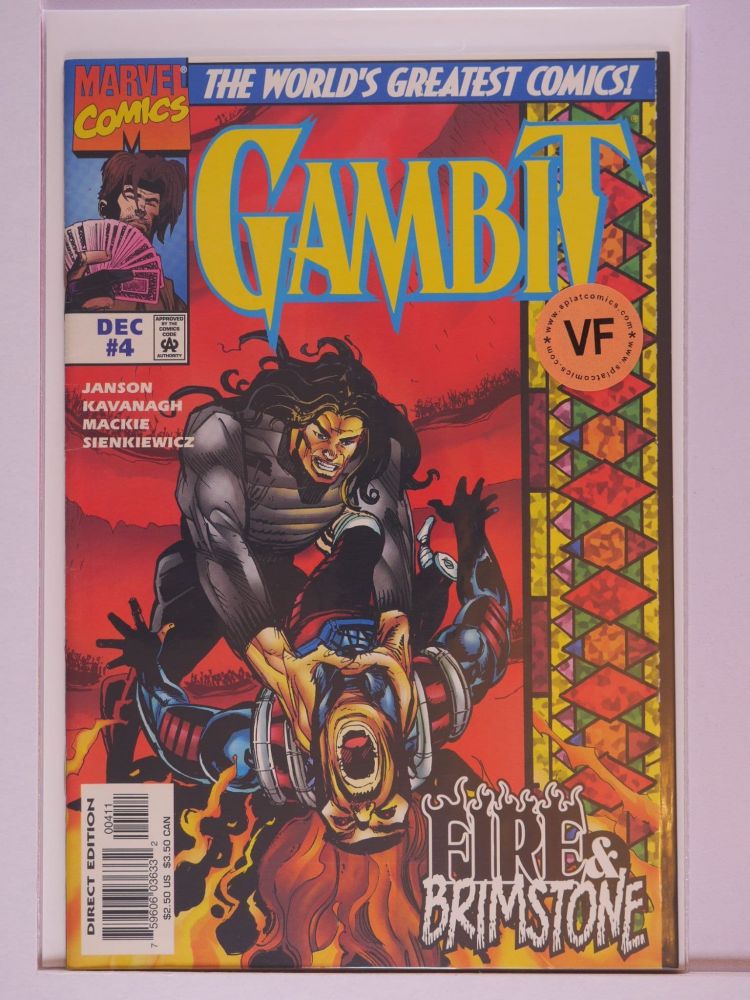 GAMBIT (1997) Volume 1: # 0004 VF 2ND LIMITED SERIES
