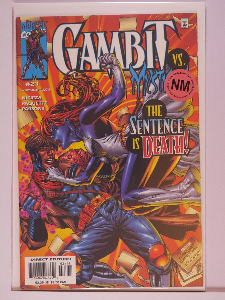 GAMBIT (1999) Volume 2: # 0021 NM