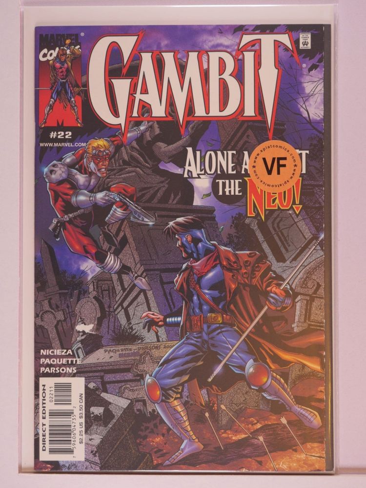 GAMBIT (1999) Volume 2: # 0022 VF