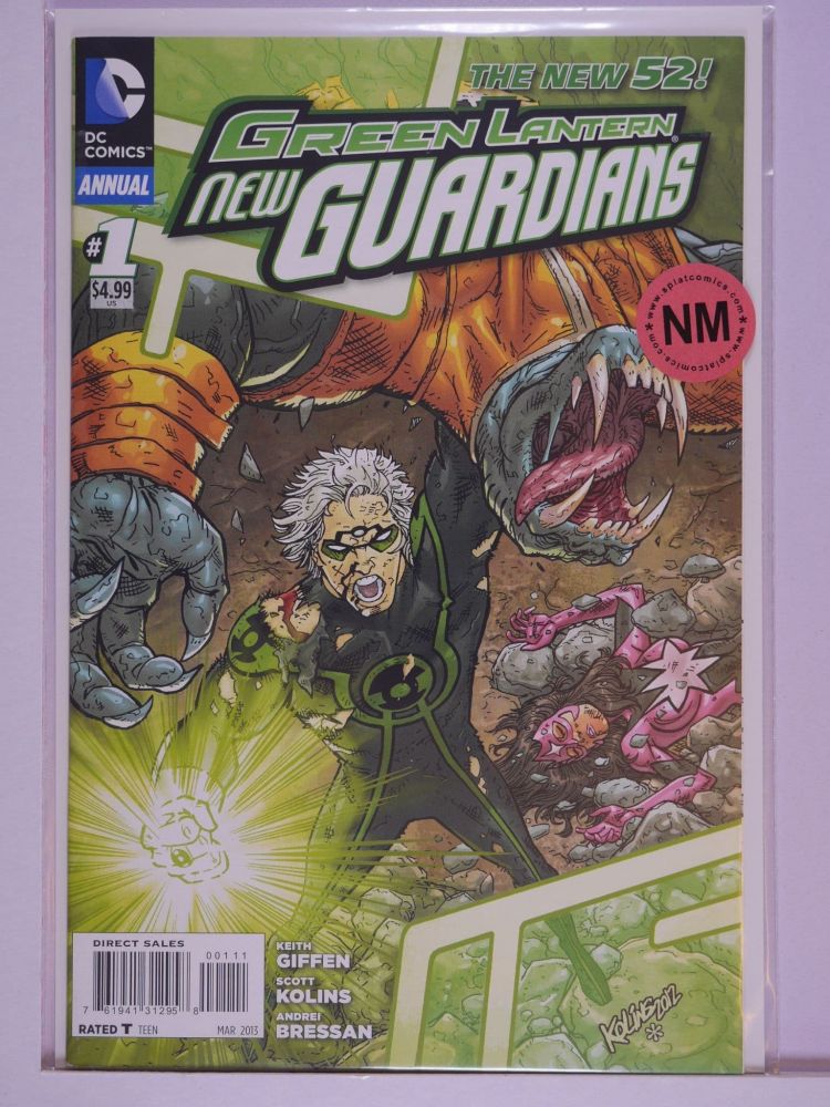 GREEN LANTERN NEW GUARDIANS ANNUAL NEW 52 (2011) Volume 1: # 0001 NM