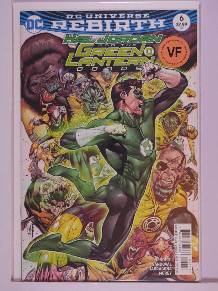 HAL JORDAN AND THE GREEN LANTERN CORPS (2016) Volume 1: # 0006 VF