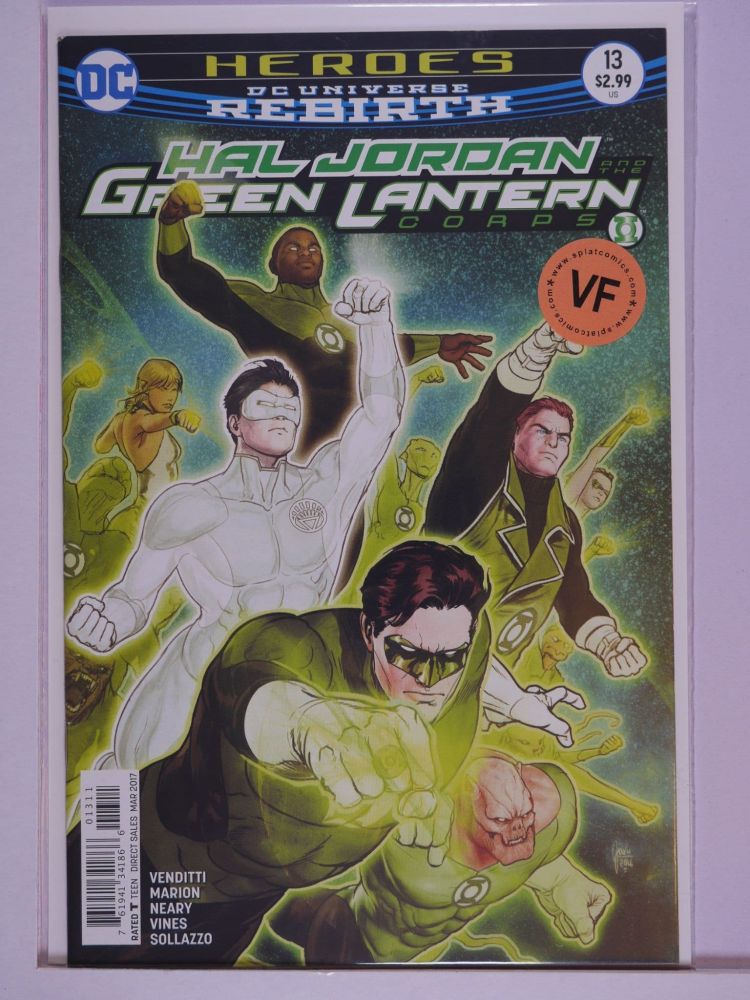 HAL JORDAN AND THE GREEN LANTERN CORPS (2016) Volume 1: # 0013 VF