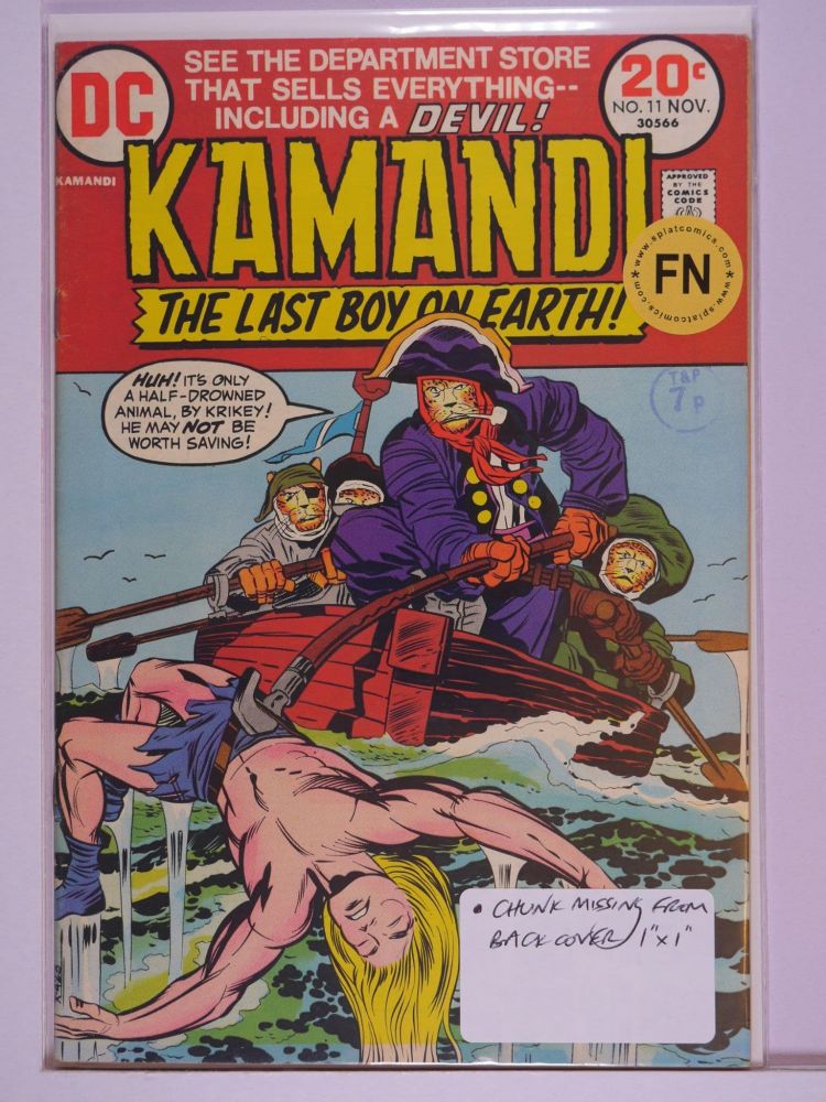 KAMANDI (1972) Volume 1: # 0011 FN