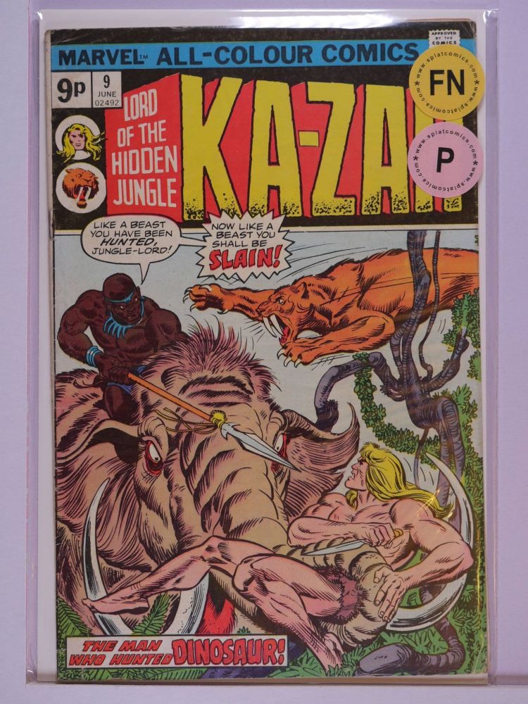 KAZAR (1974) Volume 2: # 0009 FN PENCE
