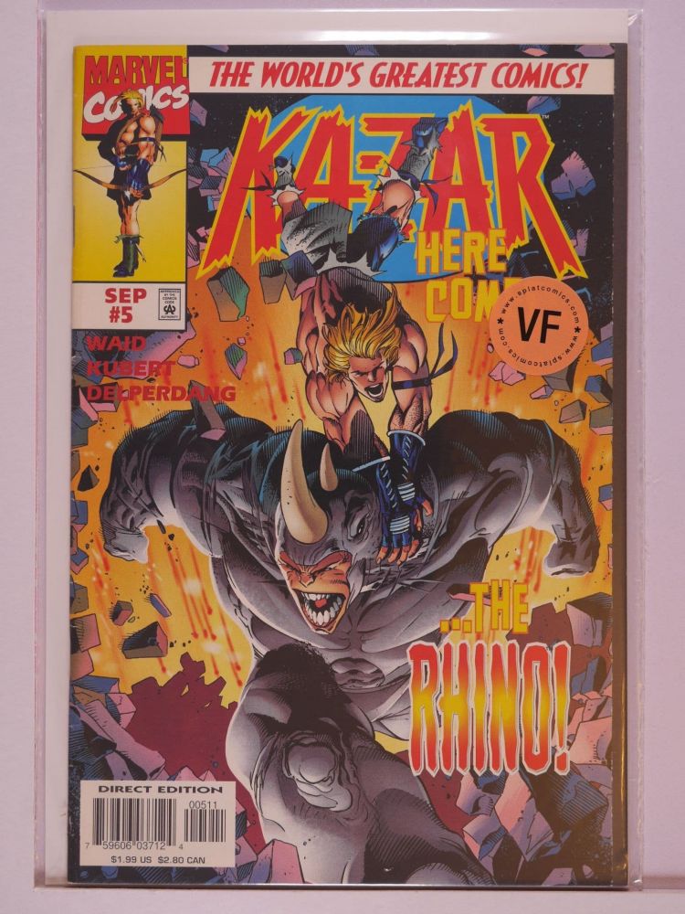 KAZAR (1997) Volume 3: # 0005 VF