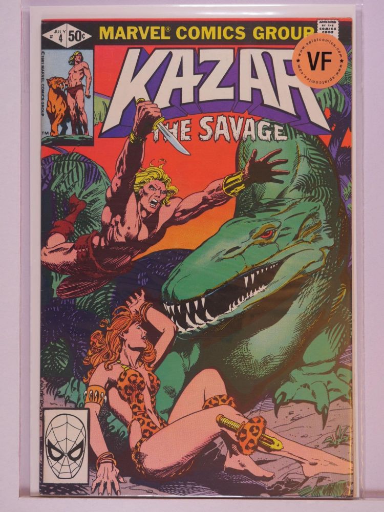 KAZAR THE SAVAGE (1981) Volume 1: # 0004 VF
