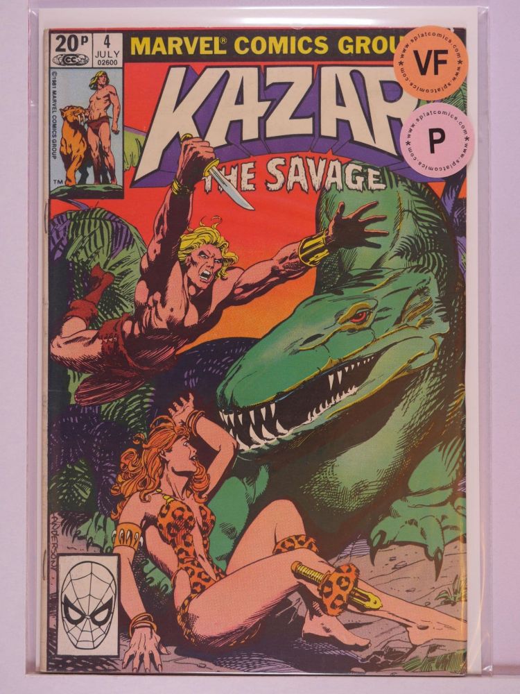 KAZAR THE SAVAGE (1981) Volume 1: # 0004 VF PENCE