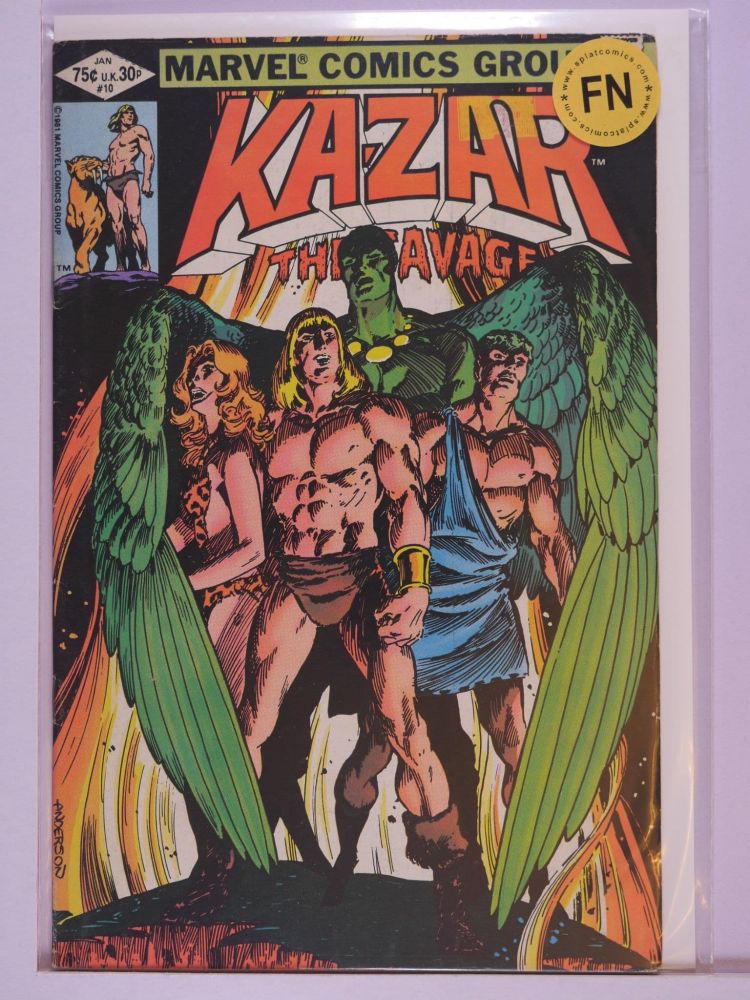 KAZAR THE SAVAGE (1981) Volume 1: # 0010 FN
