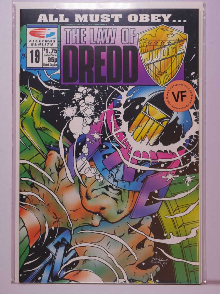 LAW OF DREDD (1988) Volume 1: # 0019 VF